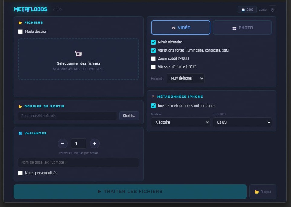 Interface Metafloods